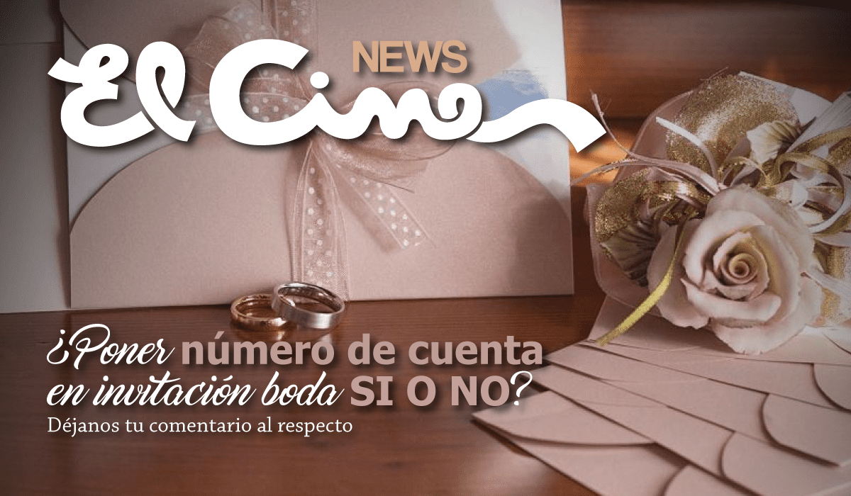 Poner número de cuenta en la invitación de boda, ¿sí o no?